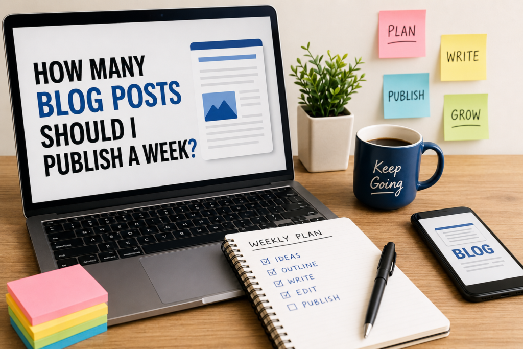 How Many Blog Posts Should I Publish a Week