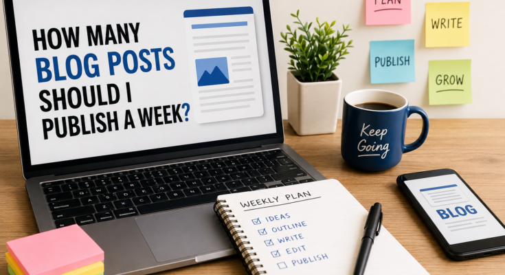 How Many Blog Posts Should I Publish a Week