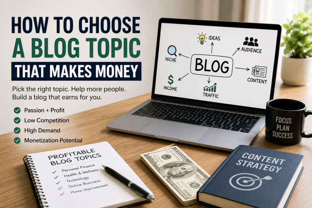 How to Choose a Blog Topic That Makes Money