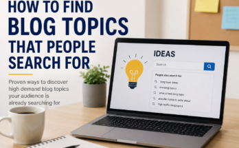 How to Find Blog Topics That People Search For
