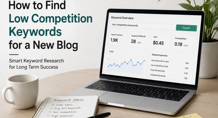 How to Find Low Competition Keywords for a New Blog