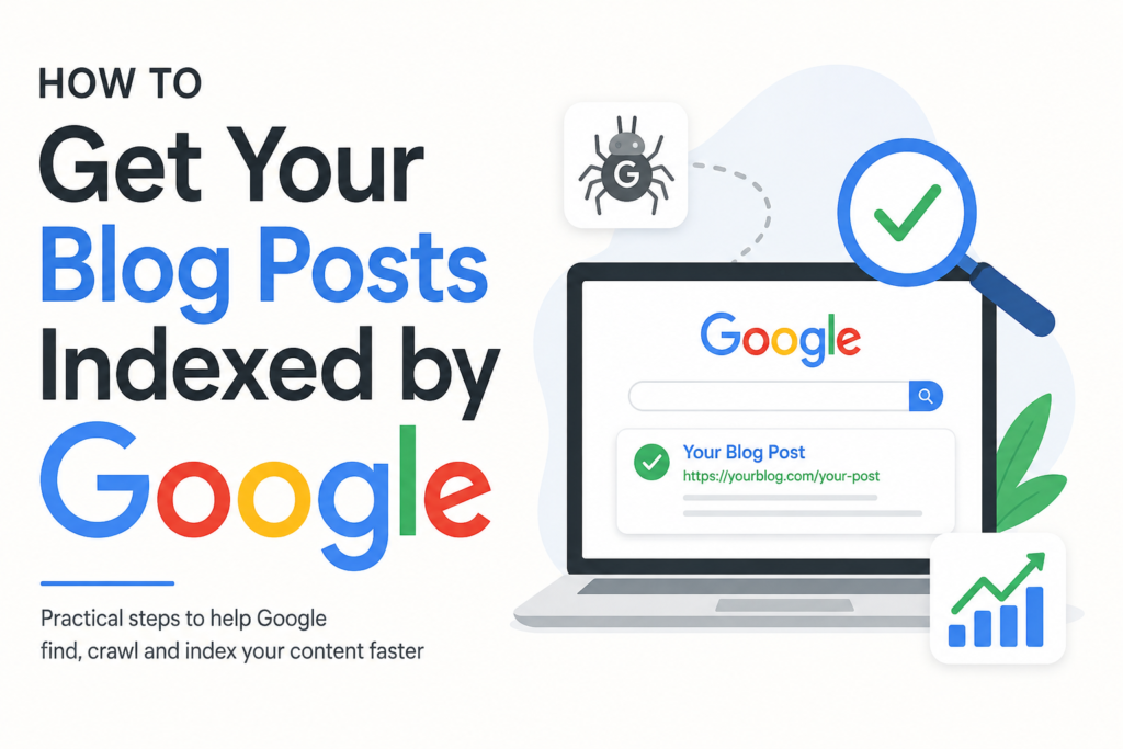 How to Get Your Blog Posts Indexed by Google