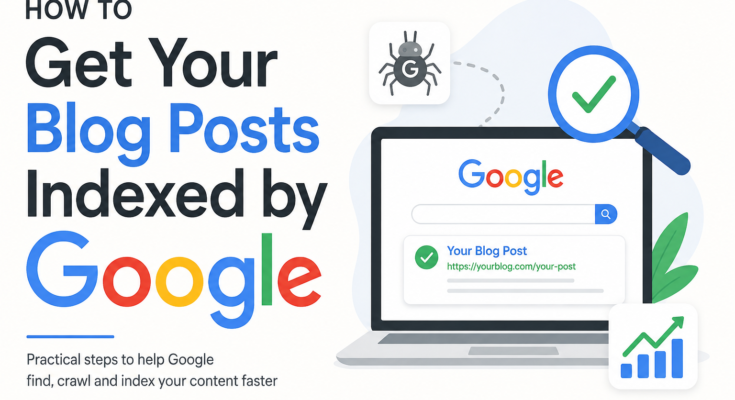How to Get Your Blog Posts Indexed by Google