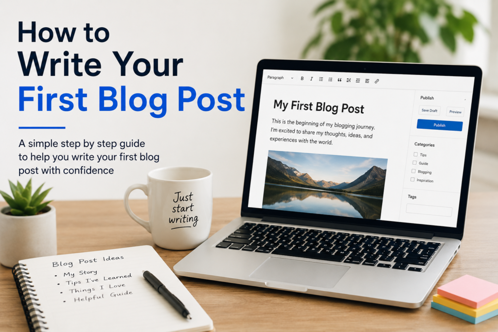 How to Write Your First Blog Post