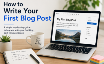 How to Write Your First Blog Post