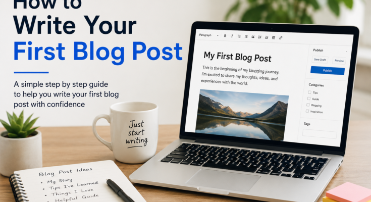 How to Write Your First Blog Post